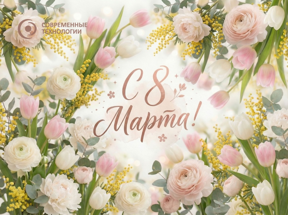 Поздравляем с Международным женским днём!